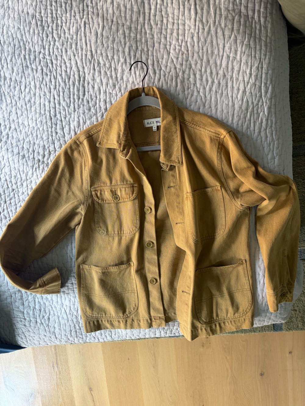 Alex Mill Beige Tan Work Denim Jacket